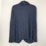 L/XL Striped crossover l/s top