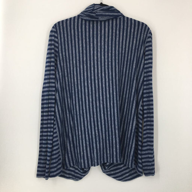 L/XL Striped crossover l/s top