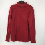 XL Cable knit t-neck sweater