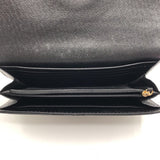 Pebbled leather front flap wallet