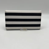 stripe tri-fold wallet