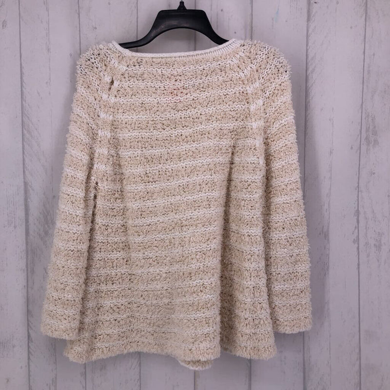 S Textured crewneck sweater