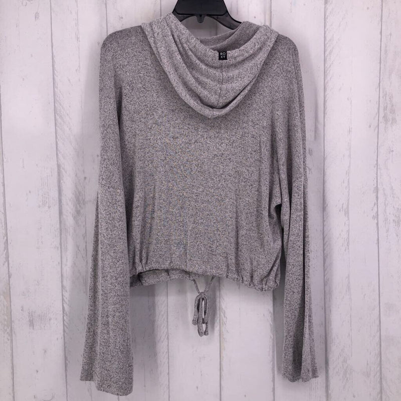 M Marled hooded l/s top