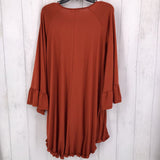 M Ruffled l/s dress