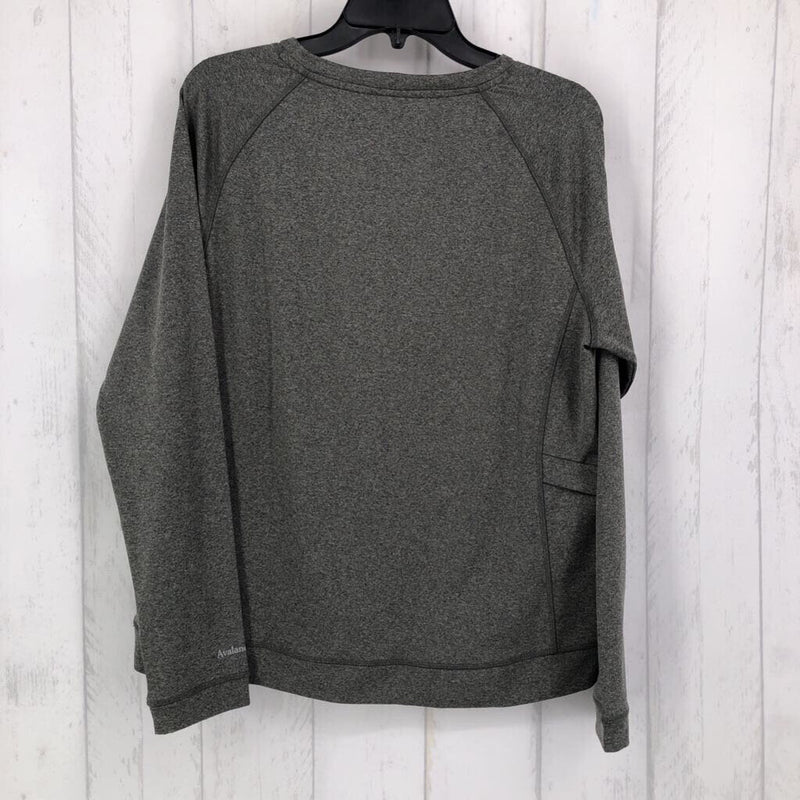 L Marled l/s top