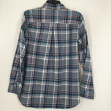 R90 M Plaid button down l/s top