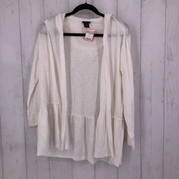 0 Marled hooded l/s cardigan