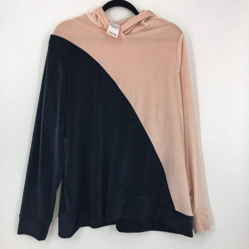 3 l/s color block pull over