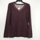 L l/s v-neck top