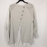 OX Layered hem l/s top