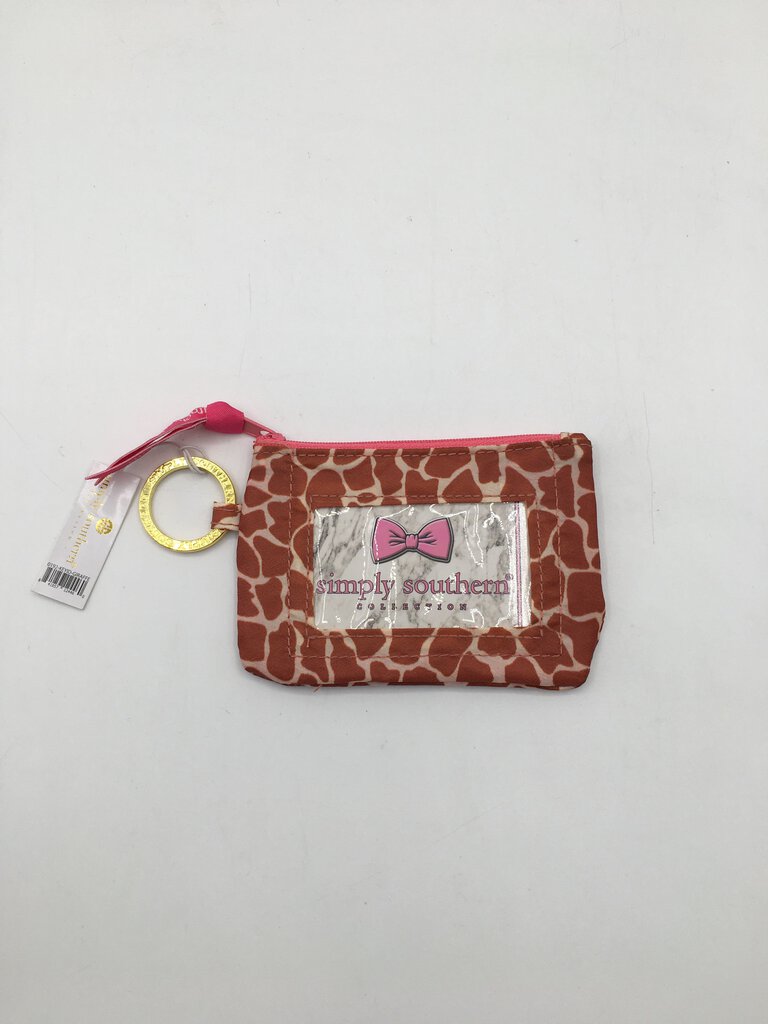 giraffe print id case