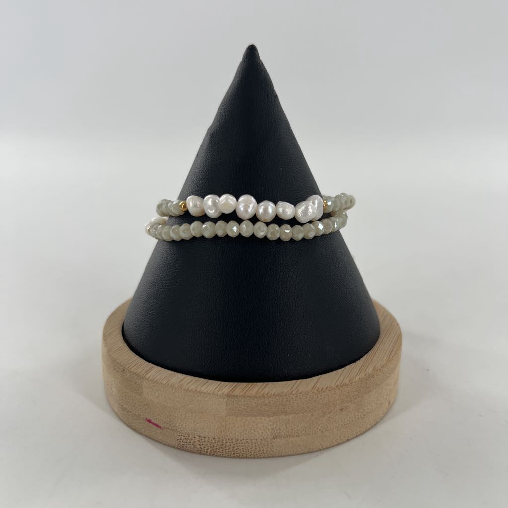 2-strand pearl bracelet