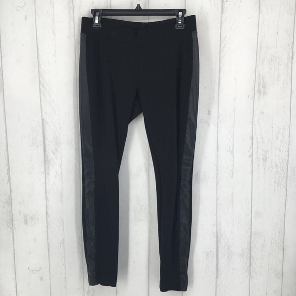 XS Faux leather accent leggings