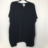 2X Gathered hem s/s top