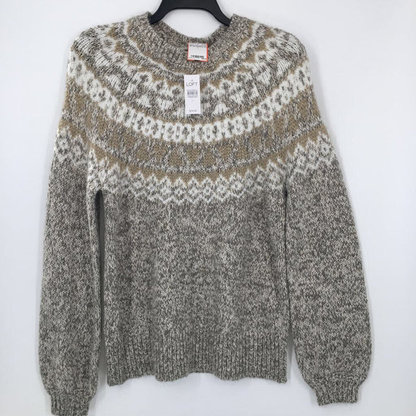 R75 L l/s fair isle sweater