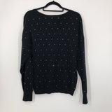 L Rhinestone sweater