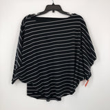 O/S Striped poncho