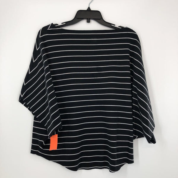 O/S Striped poncho