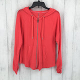 L zip up jacket w/ hood