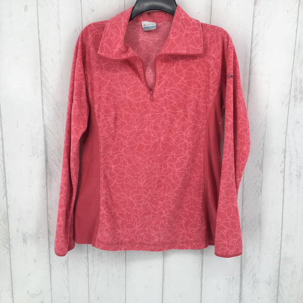 L fleece quarter zip top