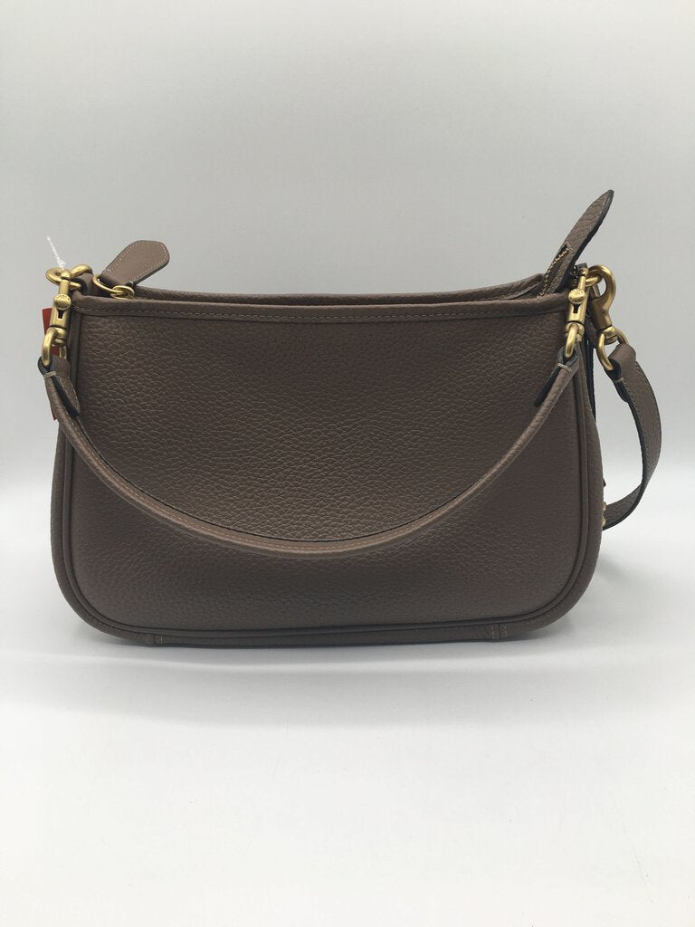 Pebbled leather crossbody