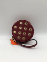 studded round coin purse