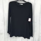 S l/s scoop neck top