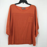 XL elbow slv pocket top