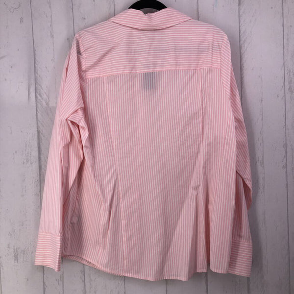 R50 18 Striped button down l/s top