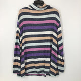 14/16 Striped cowl neck l/s pullover