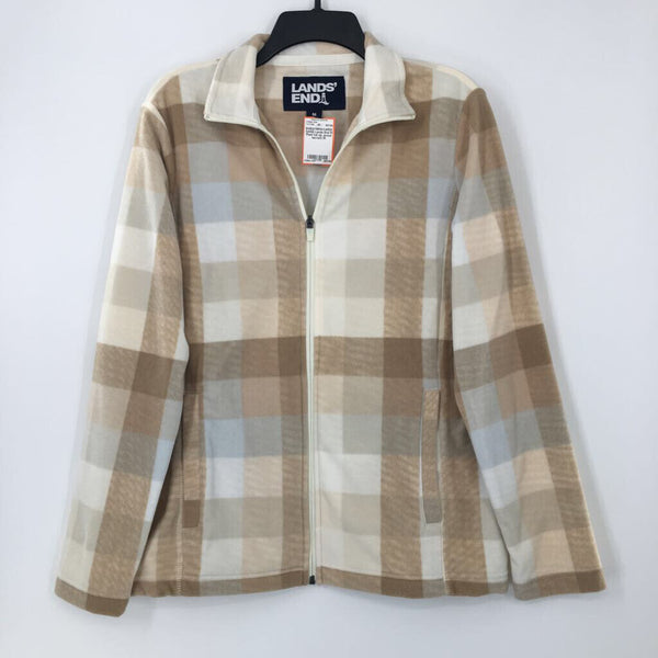 M Plaid full zip jacket