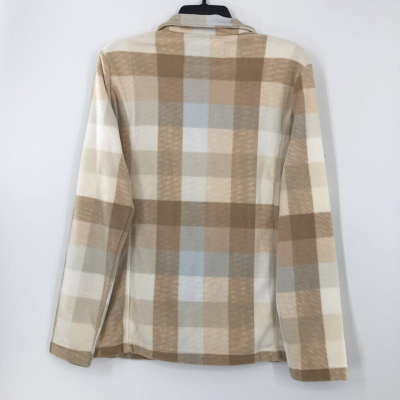 M Plaid full zip jacket