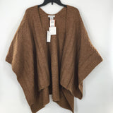 O/S Recycled poly poncho