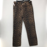 8 Leopard print jeans