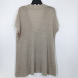 L V-neck cap slv sweater