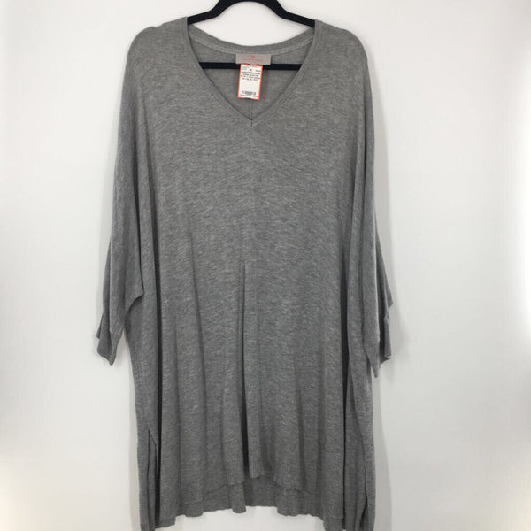 XL/1X V-neck dolman slv top