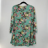 3XL Flo print l/s top