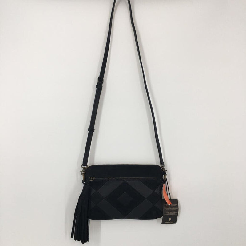 patchwork crossbody/wristlet