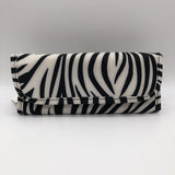 Zebra print travel jewelry case