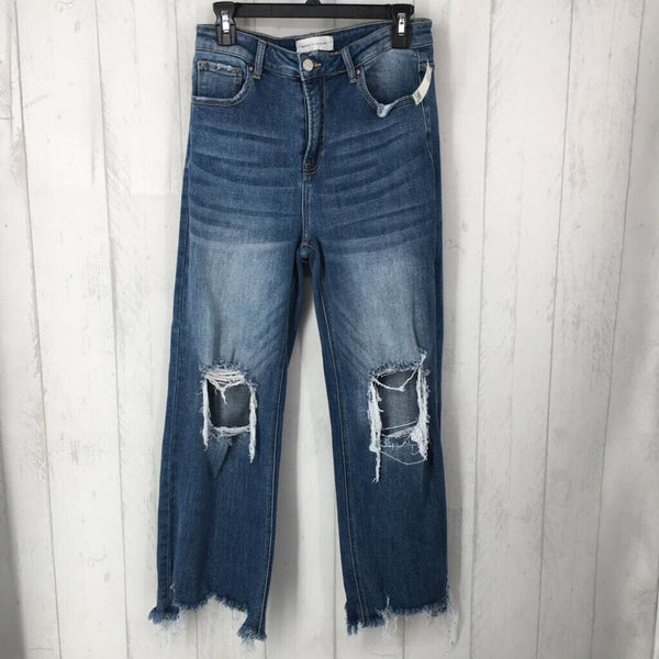 13 Raw hem flare jeans