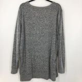 XXL V-neck marled l/s top