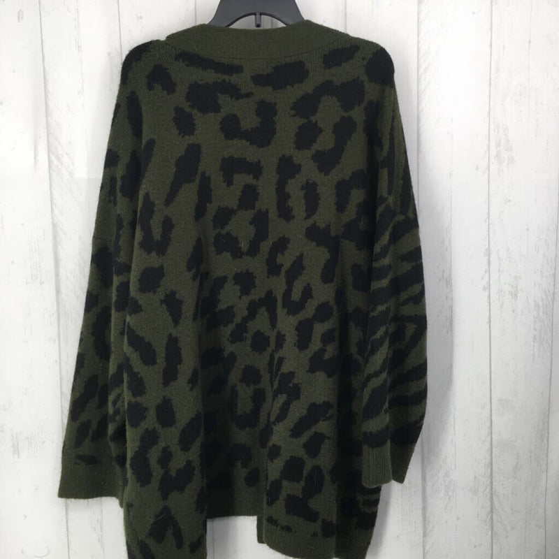 XL Zebra print cardigan