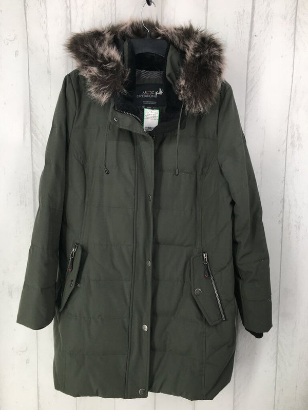 M Feather & Down hooded coat