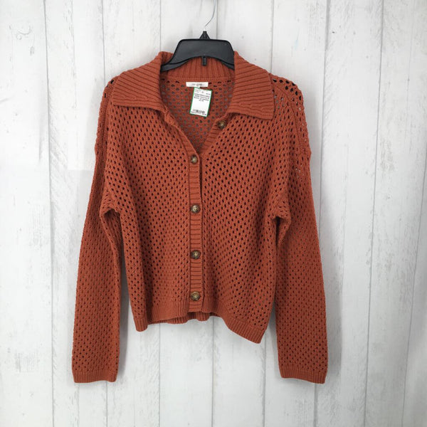 M Button up sweater