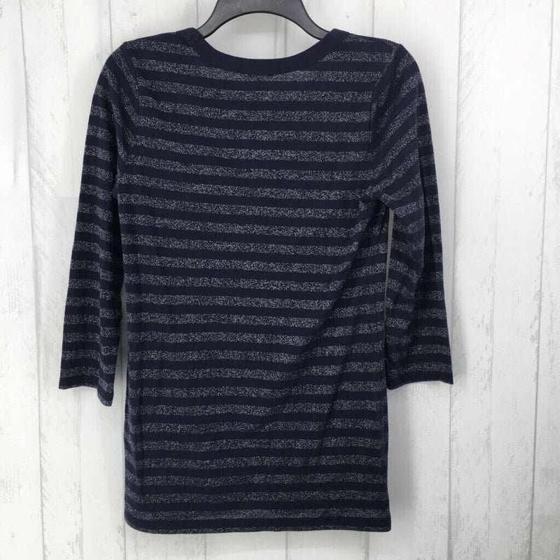 R27 M Striped 3/4 slv top