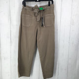 6 Belted wide leg pants