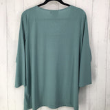 1x embellished v-neck l/s top