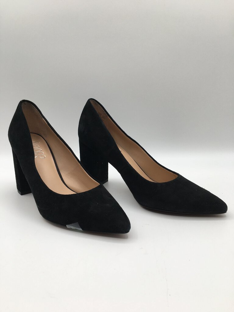 6.5 suede pumps