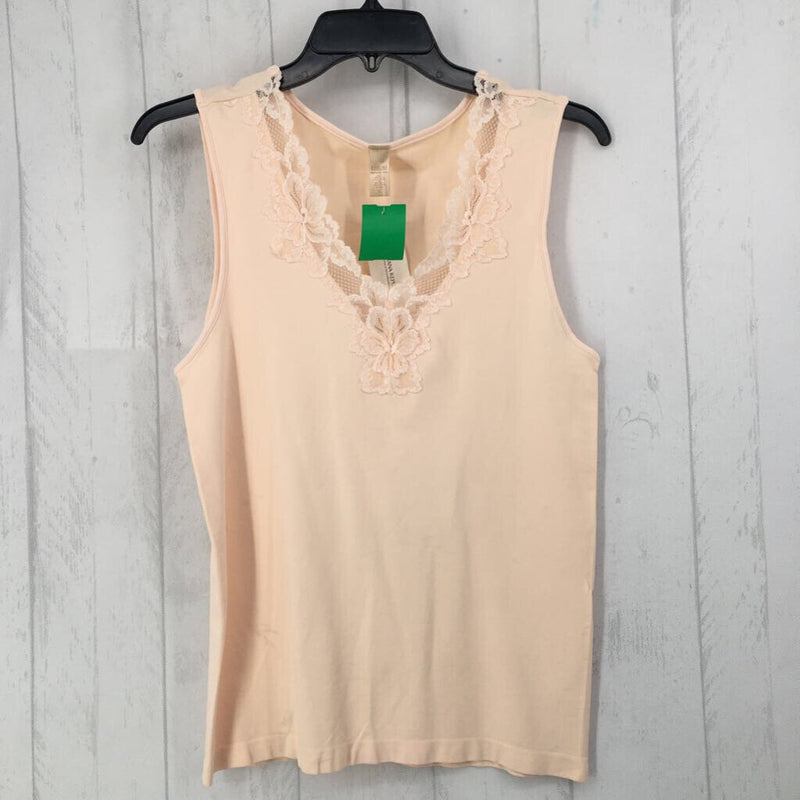 R23 L Lace trim tank top