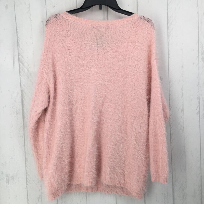 L Textured sweater